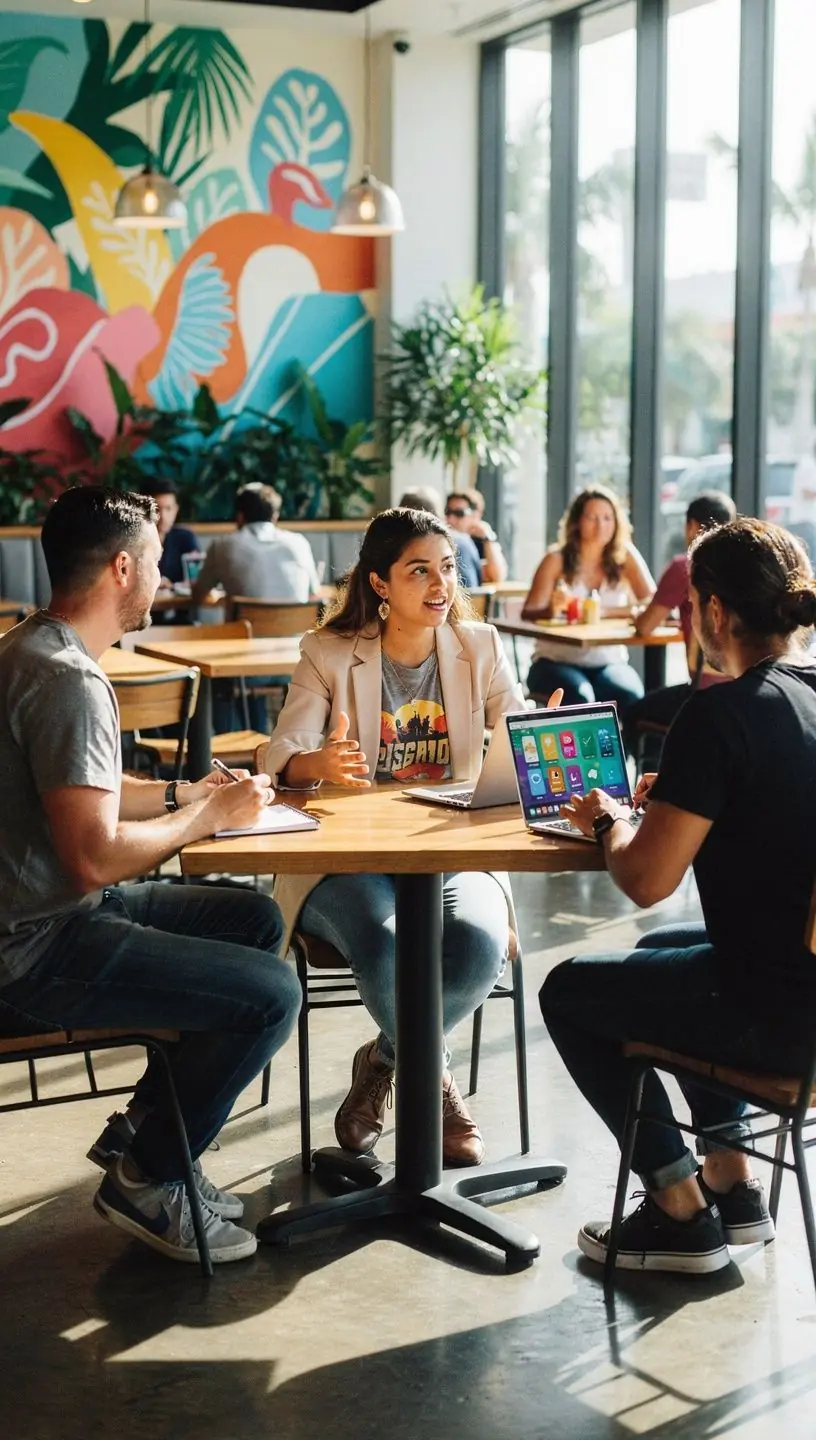 Digital collaboration tools enhancing teamwork and productivity.