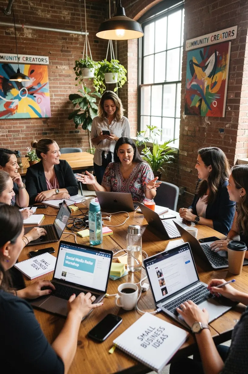 Team strategy meeting